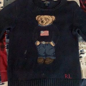 Teddy bear polo shirt boys
